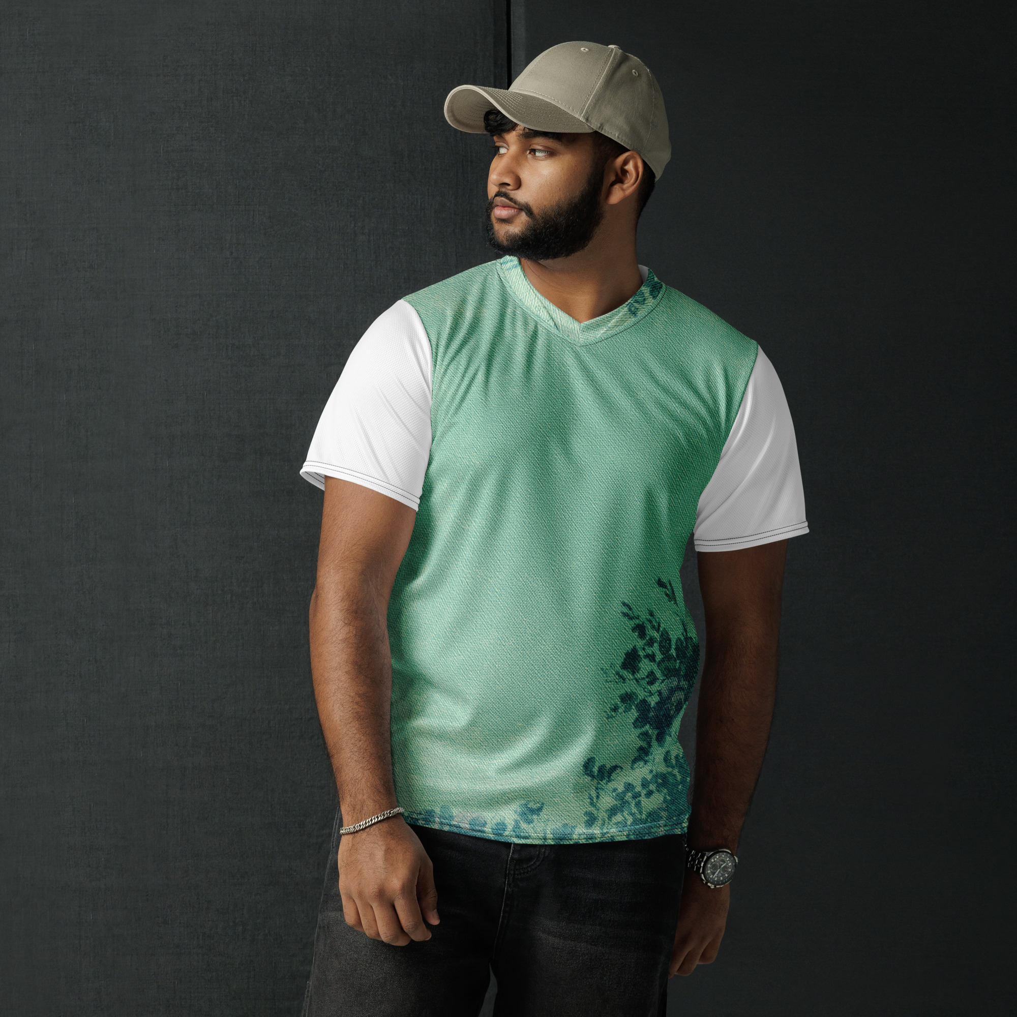 maillot de sport recyclé – respirant, anti transpiration & col en v premium maillot de sport recyclé – respirant, anti transpiration & col en v premium