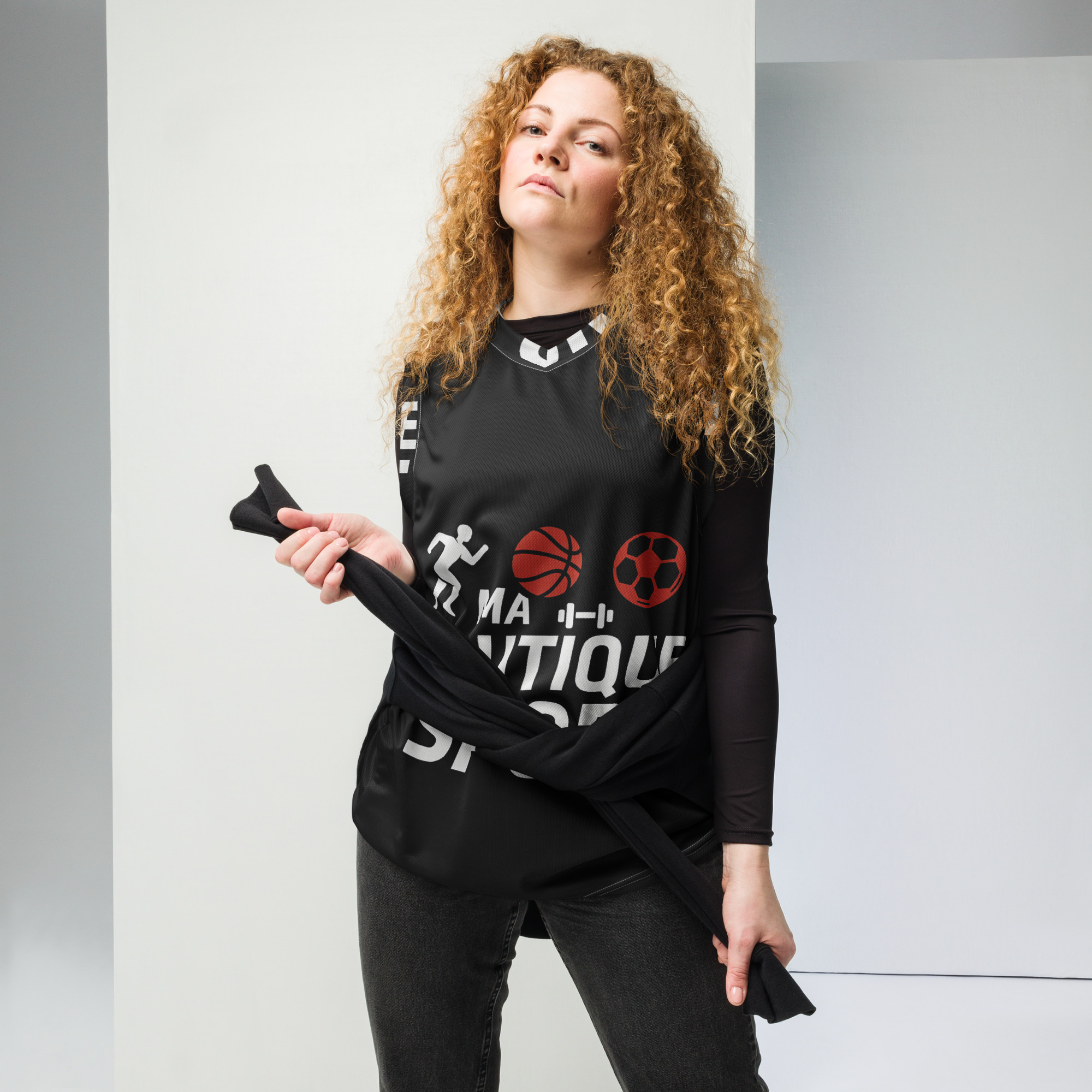 recycled unisex basketball jersey