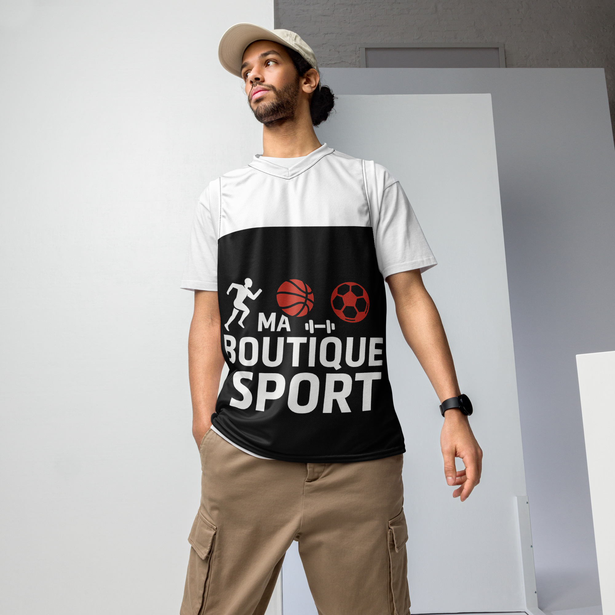 maillot de basket recyclé all over